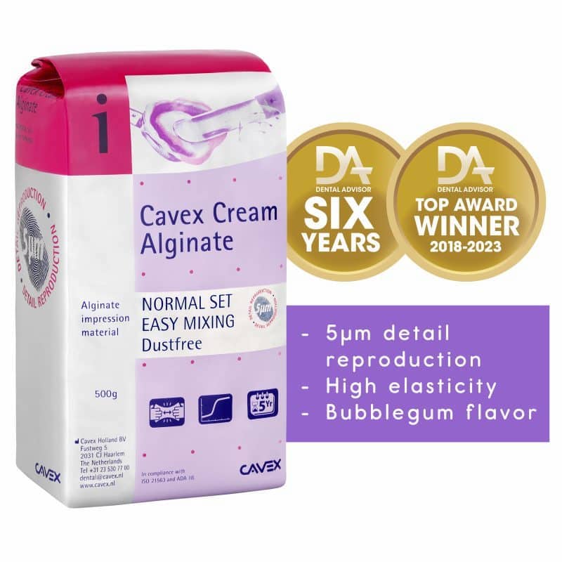 Cavex Cream Alginate Fast Set - 500g