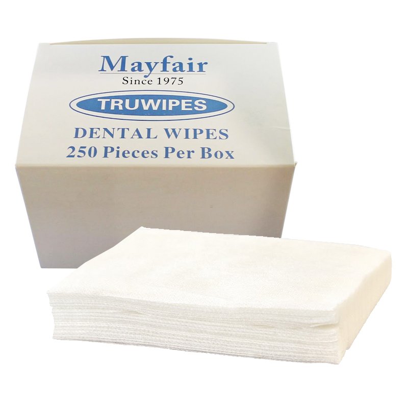 Mayfair Dental Dry Tru Wipes - Carton of 250 x 30 Boxes