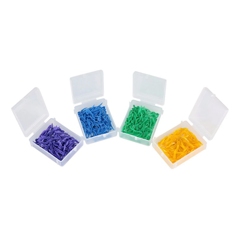 Mayfair Plastic Wedges With Hole - Box of 100