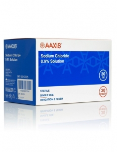Aaxis Sodium Chloride 0.9% Irrigation Solution - Ampoules - 30 x 30ml