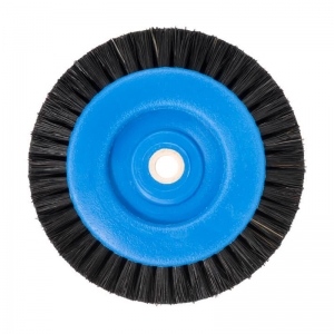 German Extra Hard Black Bristle Brushes Blue Core - Pack of 10