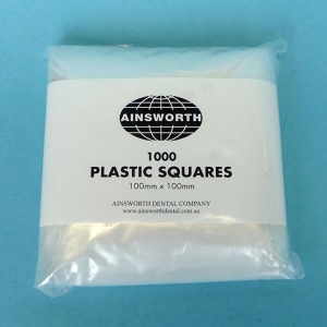 Ainsworth Plastic Square Separating Sheets 100 x 100mm - Pack of 1000