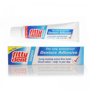 Fittydent Waterproof Super Denture Adhesive - 40g