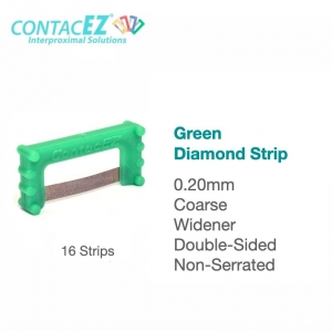 ContacEZ Green Double-Sided Widener Coarse 0.20mm - Pack of 16