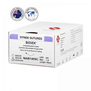 Dynek Biovek Undyed 4-0 76cm 19mm 3-8 Circle Reverse - Box of 36