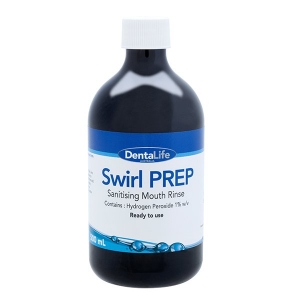 Dentalife Swirl Prep 1% Peroxide Rinse - 500ml