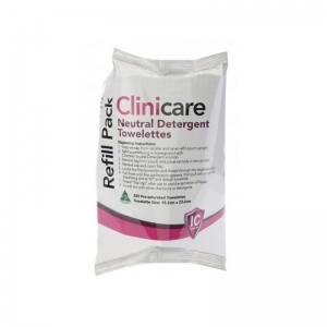 Clinicare Neutral Detergent ND Towelette - Refill of 220