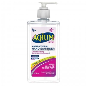 Aqium Ultra Hydrating Hand Sanitiser Ultra - 375ml