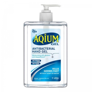 Aqium Hand Sanitiser Gel - 1L