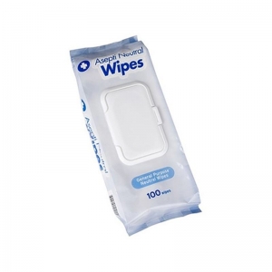 ASEPTI Neutral Wipes Soft Pack - Pack of 100 Wipes