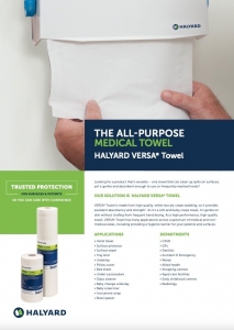 Halyard Versa Towel Small (4210) - Carton of 16 Rolls