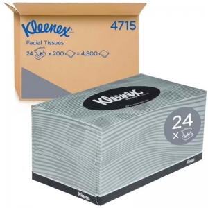 Kleenex Premium Soft Facial Tissues 2 Ply - Box of 200 Sheets