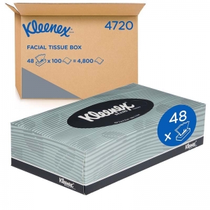 Kleenex Premium Soft Facial Tissues 2 Ply - Box of 100 Sheets