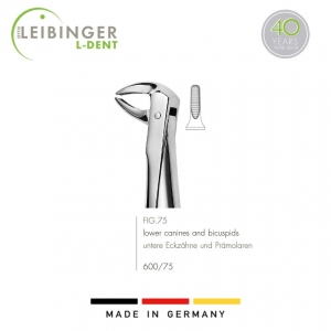 Leibinger Fig.75 Lower Canines and PreMolars Forcep