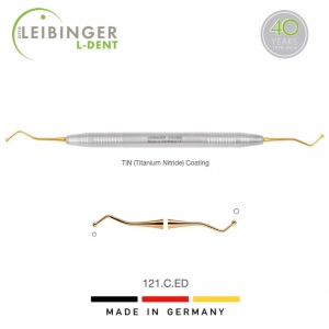 Leibinger Gold Titanium Ball Burnisher Instrument 2.0 - 2.5mm - Ergo Design
