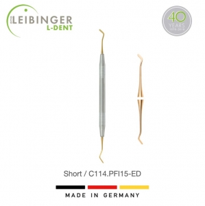 Leibinger Short TiN-Coating Flat Plastic No.15  (Ergo Design)