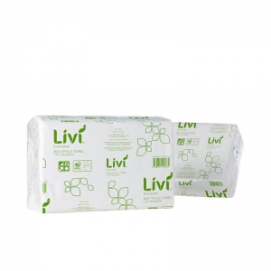 Livi Multifold Towel 23 x 22.5cm 1ply 200s - Carton of 20 x 200 Sheets