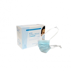Medicom Sofskin Level 3 Tie-On Anti Fog  Blue Masks - Box of 50