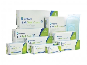 Medicom SafeSeal 89 x 229mm Self-Sealing Sterilisation Pouch - Box of 200