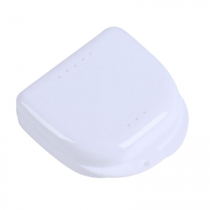 Mayfair White Plastic Mouthguard Boxes - Pack of 12