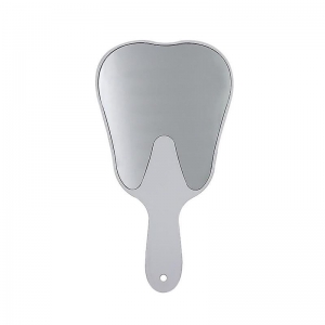 Mayfair White Tooth Shaped Patient Mirror