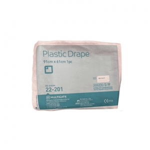 Multigate Sterile Clear Plastic Drape 91 x 61 cm