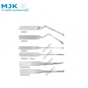 MJK Malleable Sterile Micro-blades Periodontology (SB003) - Pack of 10