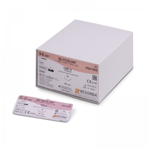 Glycolon (Premium) Resorba 4-0 18mm 3-8 Circle Rev Cut (Violet) DMS18 70cm - Box