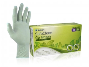 Medicom SafeClean GoGreen Biodegradable  Nitrile Gloves -Box of 100