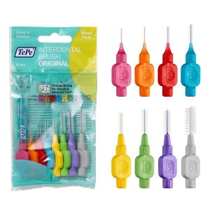 TePe Inter Dental Brushes IDB - Original -  Bag of 8