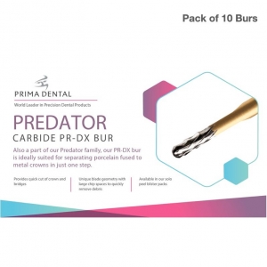 Predator Turbo Crown Cutter Bur (PR-DX) #012 - Pack of 10