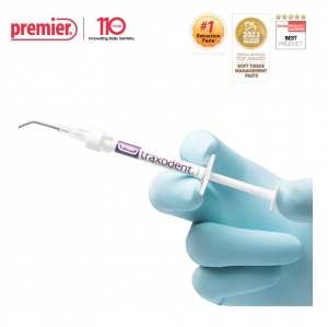 Premier Traxodent Hemodent Retraction Paste - 7 Syringes & 15 Tips