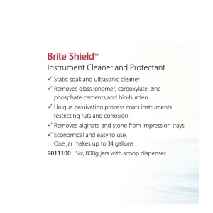 Premier BRITE SHIELD Instrument Static Soak & Ultrasonic Cleaner 800g