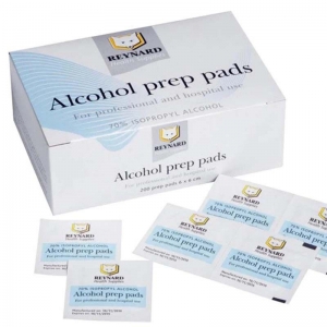Reynard Alcohol 70% Prep Pad Wipes - Packet of 200